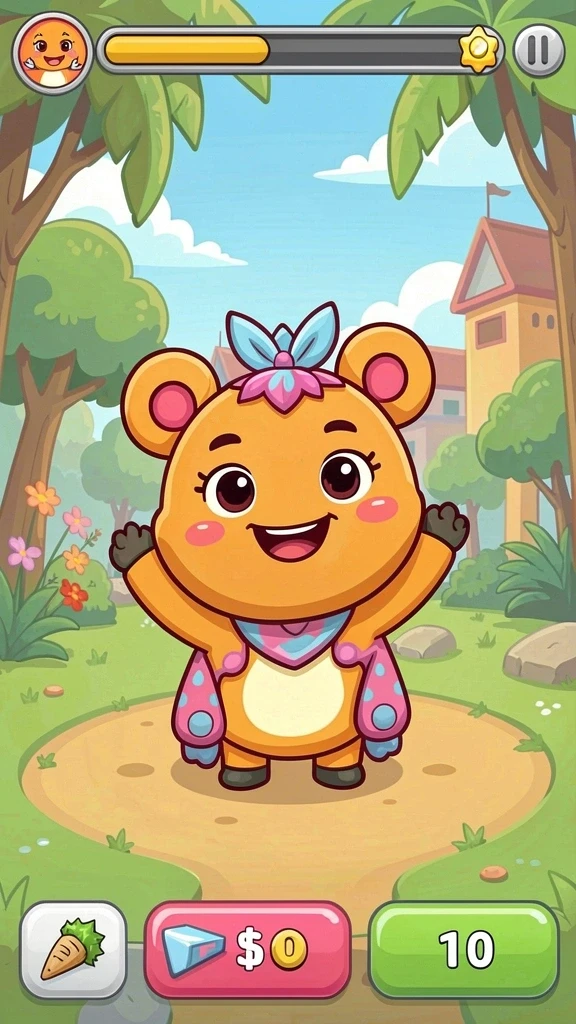 idrgame - Tangkapan layar menampilkan gameplay yang dinamis dan berwarna-warni.