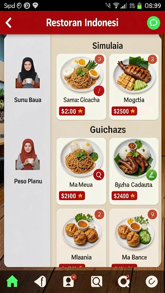jerukbet - Tampilan antarmuka JERUKBET yang menarik dan mudah digunakan.